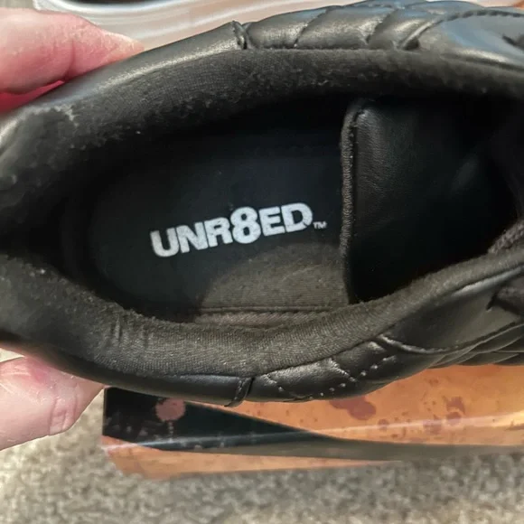 UNR8ED Black Quilted Sneakers - Picture 9 of 10